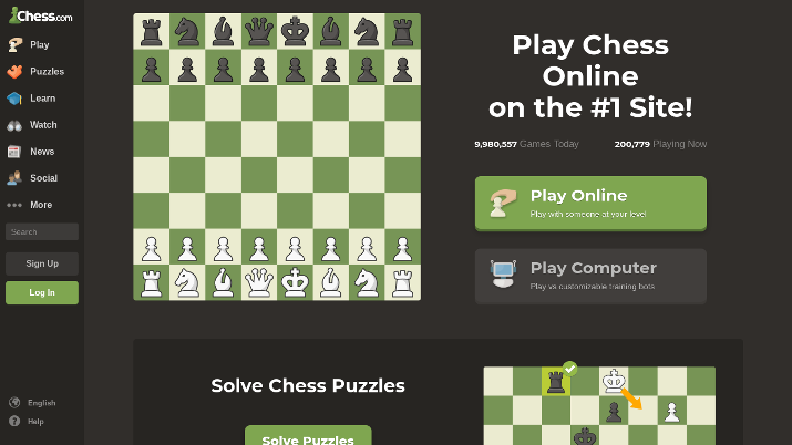 Online Chess to play with long distance partner
